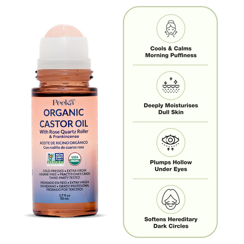 Castor Oil & Frankincense Quartz Roller